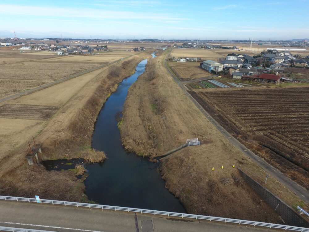 大谷川　堆積土砂撤去工事イメージ01