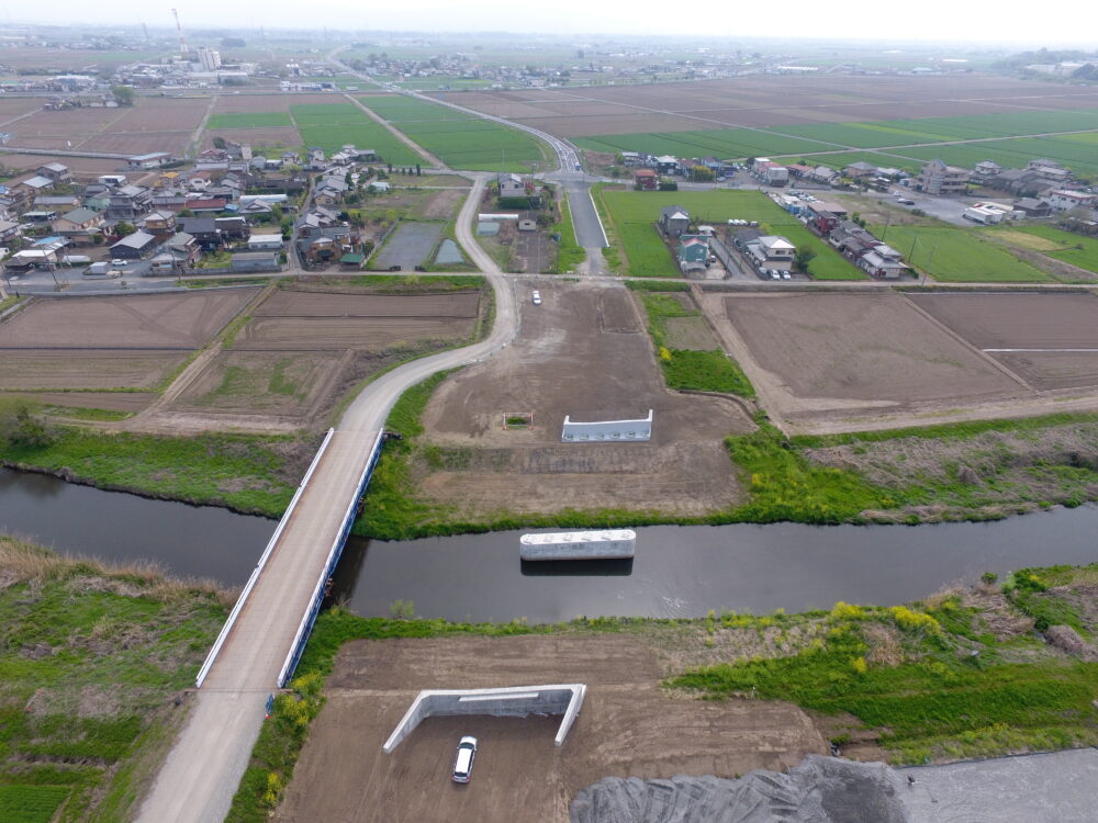 
玉戸・一本松線道路整備工事