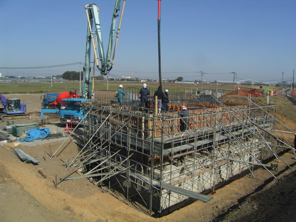 小貝川新橋 橋梁下部工事イメージ01